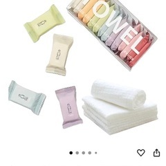   携帯用 圧縮タオル おしぼりの画像