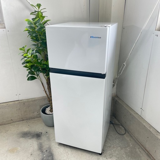 ハイセンス ノンフロン冷凍冷蔵庫 HR-B12HW 容量124L 2024年製
