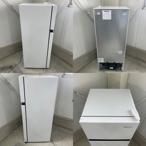 ハイセンス ノンフロン冷凍冷蔵庫 HR-B12HW 容量124L 2024年製