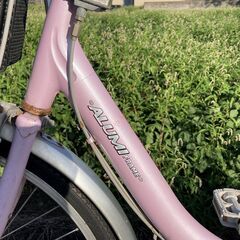 【点検/整備済】 日本製 アルミフレーム 宮田 ママチャリ 軽快車 自転車の画像