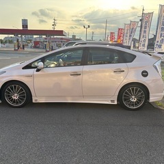 プリウスSエアロカスタム仕様.車検長い.保証有の画像