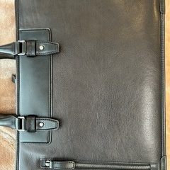 フジタカエーレザービジネスバッグA4厚マチ牛革本革メンズブリーフケース百貨店取り扱い商品男性用紳士鞄ブラック黒色日本製国産国内製の画像