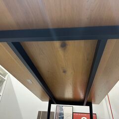 オーク材テーブル 180cm スチール脚 オーダー品