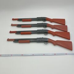 射的銃４丁　ショットガンタイプ　コルク玉５３４発　射的セットの画像