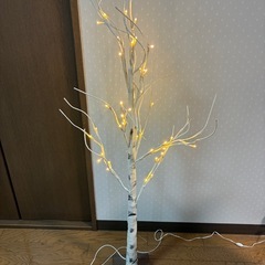 白樺風LEDツリー　高さ120センチ　フォトフレームにも　の画像