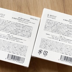 ☆新品未開封 
& WOLF UF-002 light beige UVファンデーション 2個セット☆の画像