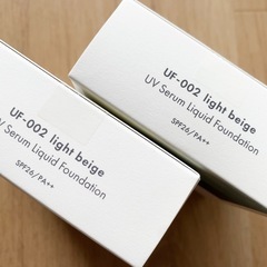 ☆新品未開封 
& WOLF UF-002 light beige UVファンデーション 2個セット☆の画像