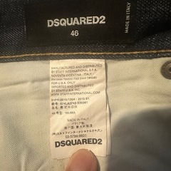  DSQUARED2デニムパンツサイズ46
の画像