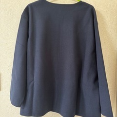 洗えるウール調ジャケット［ネイビー］の画像