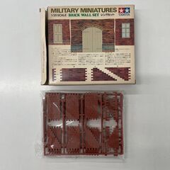 【未使用品】TAMIYA 田宮模型 プラモデル 1/35スケール BRICK WALL SET レンガセットの画像