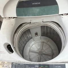 【受け渡し先決定】【ジャンク品】洗濯機　HITACHIの画像