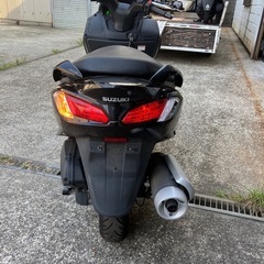 エンジン始動動画あり　堺市堺区バーグマン200の画像