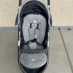 【清掃済み】joie ジョイー ベビーカー ライトトラックス　純正レインカバー付きの画像
