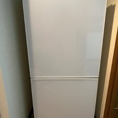 冷蔵庫　ユーイング U-ING 冷凍冷蔵庫 (110L・右開き） 2ドア パールホワイト UR-FG110J Wの画像
