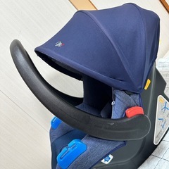 西松屋 マムズキャリー チャイルドシート ブライトデニムプラス 新生児〜 幌付き　の画像
