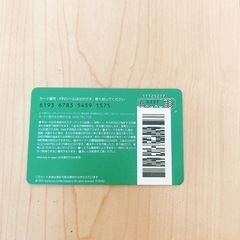 スタバ＊プリペイドカード(イルカ)の画像