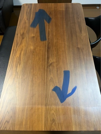 【決定しました】☆再値下げ☆ ダイニングテーブルセット　ウォルナット