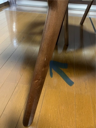 【決定しました】☆再値下げ☆ ダイニングテーブルセット　ウォルナット