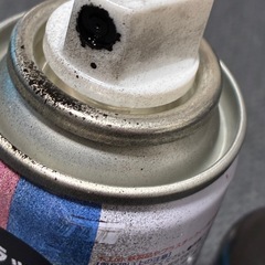 補修用ラッカースプレー 油性 黒の画像