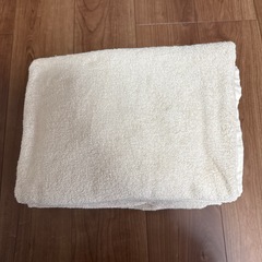 【中古】　無地　ベージュ　バスタオル　5枚セット　女性専用アロマエステ　業務用の画像