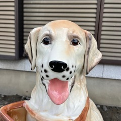 ゴールデンレトリーバー　置物の画像
