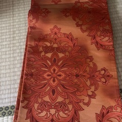 袋帯　六通柄　オレンジの画像