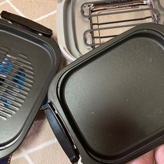 日立　ホットプレート　タオル　食器の画像