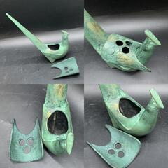 L374 香炉　高岡銅器　香(かほり)　雉　キジ　雉子　国鳥　三枝惣太郎　置物　オブジェ　美術品　お香　鳥　インテリア　縁起物　和風 茶道具の画像