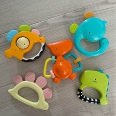 トップトッツ なかよしダイナソー ラトル＆歯がため5点セット トイザらス限定の画像