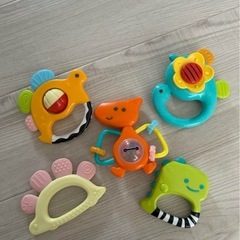トップトッツ なかよしダイナソー ラトル＆歯がため5点セット トイザらス限定の画像