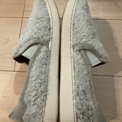 UGG珍しいボア スリッポンの画像