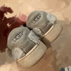 UGG珍しいボア スリッポンの画像