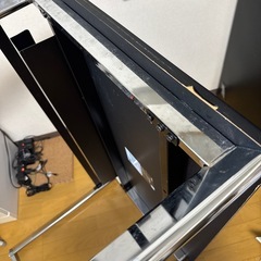 ワークデスク　机　ブラック　パソコンテーブル　の画像