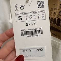 ZARA メンズ　シャツの画像