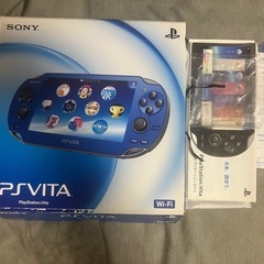PlayStation Vita ブルー (PCH-1000 ZA04) 完品の画像