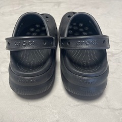 crocs クロックス  キッズ厚底サンダル19センチ【2WAY】の画像