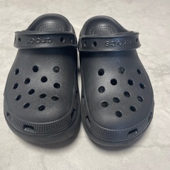 crocs クロックス  キッズ厚底サンダル19センチ【2WAY】の画像