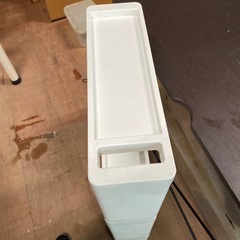【中古品】　キッキンスキマ収納ラック　8-662の画像