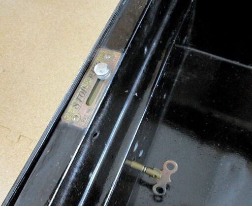 金庫 昭和4年式 高級警鈴付き金庫 ミカド アンティークコレクション 手提げ 黒 札幌市北区屯田
