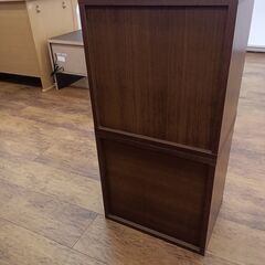 ★リユースのサカイ水戸店★  ミッキーカラーボックス ブラウン H80×D29.5×W40 クリーニング済み MT5483の画像
