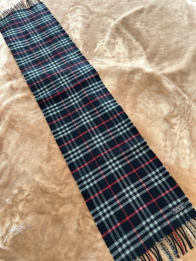 バーバリーズノバチェックマフラーストールショールスカーフカシミヤ