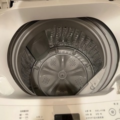 TWINBIRD 全自動洗濯機 洗濯5.5kg WM-EC55Wの画像