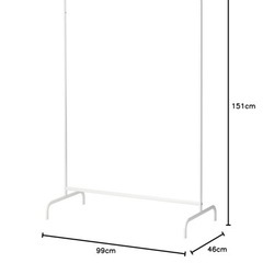 IKEA　MULIG ムーリッグ ハンガーラックの画像