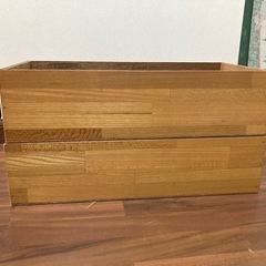 【お話し中】木箱　丈夫　フローリング　小物売れ　収納の画像