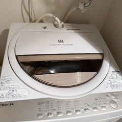 TOSHIBA洗濯機7kgホワイトの画像