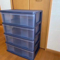 プラスチック引き出し収納
の画像