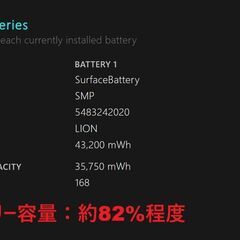 Surface Pro 7/intel Core i5/256GB/8GB ⑤の画像
