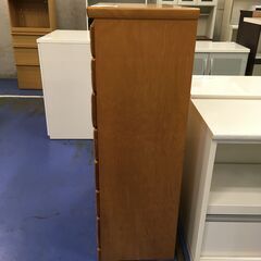 ★リユースのサカイ横浜南店★YM1447 北洋木工株式会社 チェスト ブラウン W89×D45×H135 クリーニング済みの画像