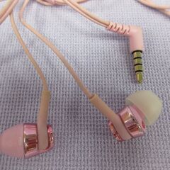 ( M-872 )SONY ソニー MDR-EX155 有線イヤホン ３個まとめて まとめ売り L字型プラグ ピンク ブラック ホワイト 黒 白 中古 動作確認済みの画像