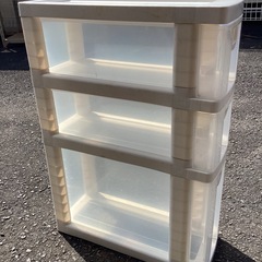 中古　隙間収納3段チェスト　引き取り限定の画像